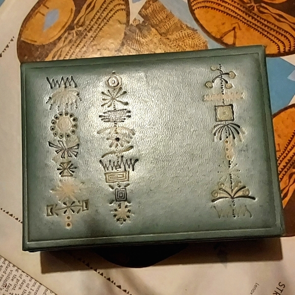 1950's mid century keepsake box